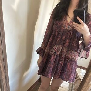 Babydoll Purple Dress